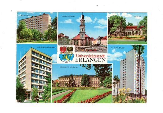 Ansichtskarte Universitätsstadt Erlangen / Orangerie +++