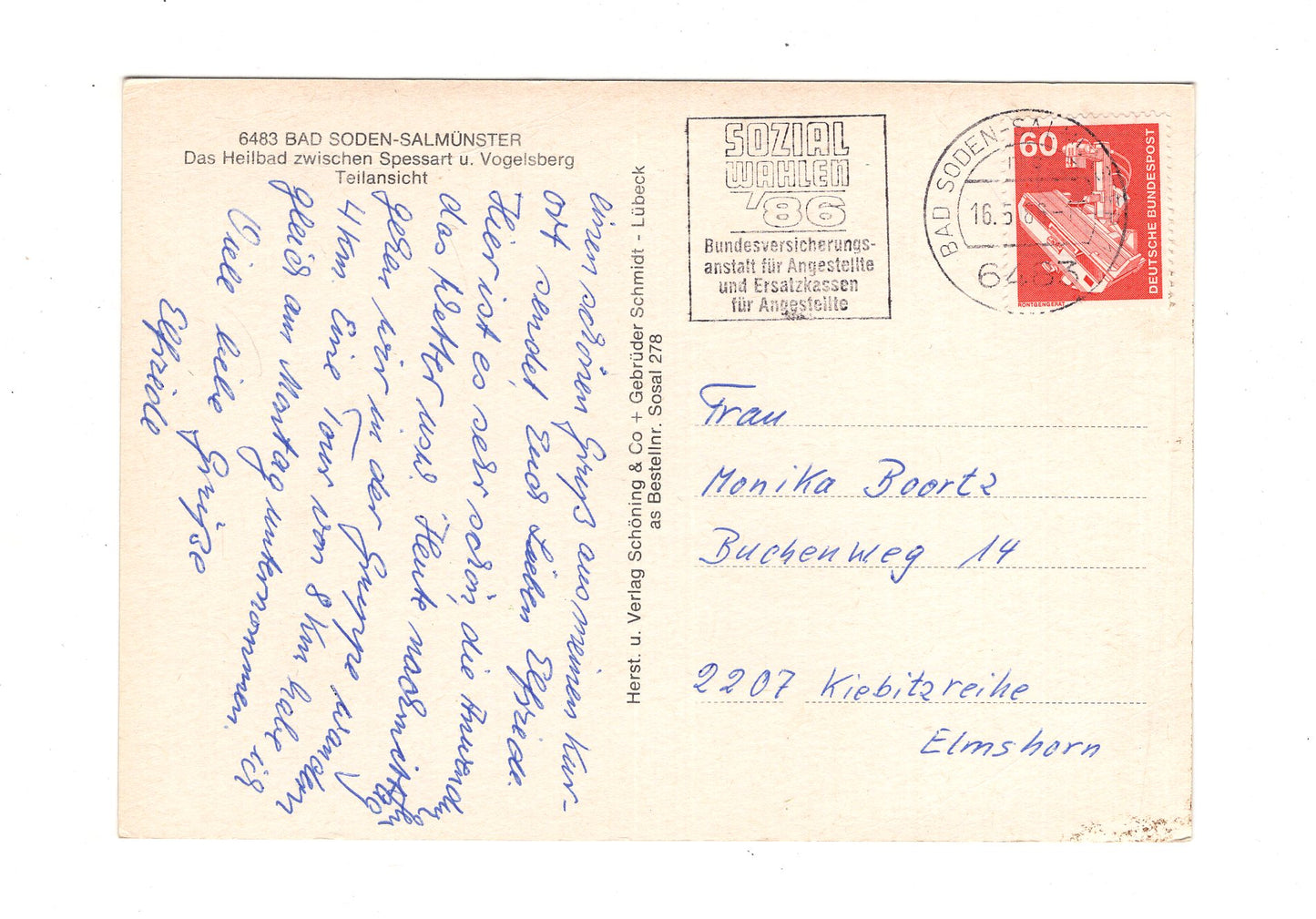 Ansichtskarte Bad Soden-Salmünster