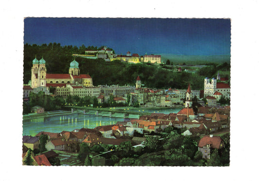 Ansichtskarte Passau bei Nacht / H1-59
