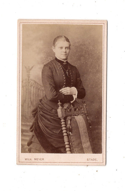 Fotografie Feine Dame - Stade um 1880