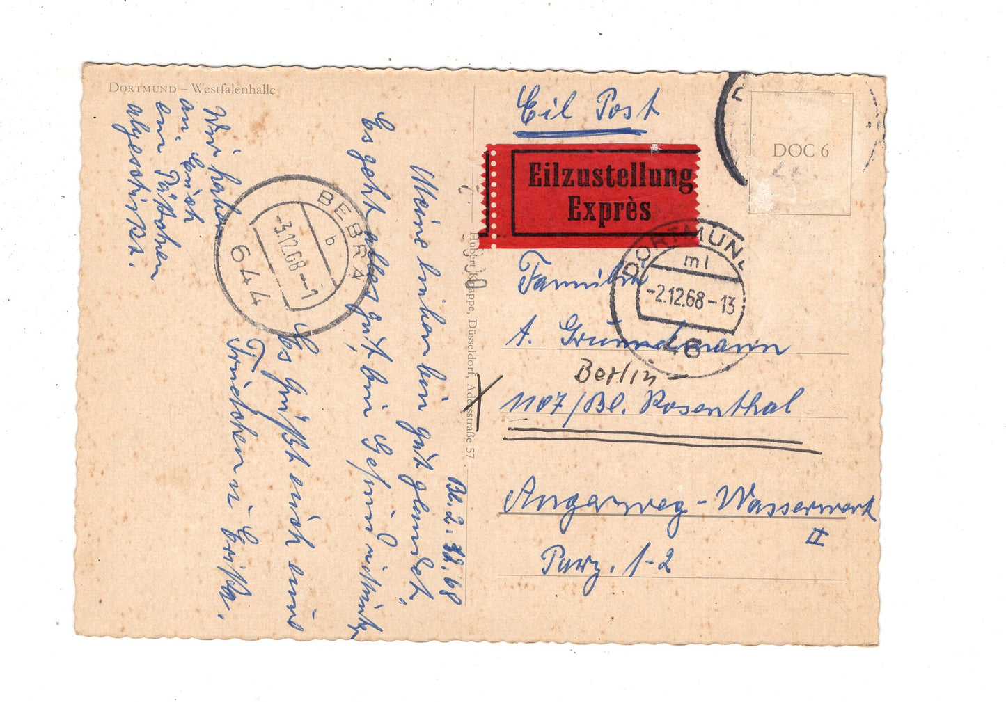 Ansichtskarte Dortmund / Westfalenhalle / J1-54