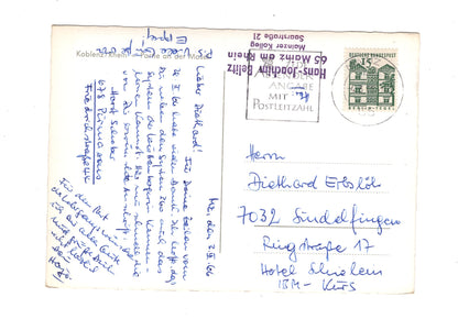 Ansichtskarte Koblenz am Rhein / Partie an der Mosel