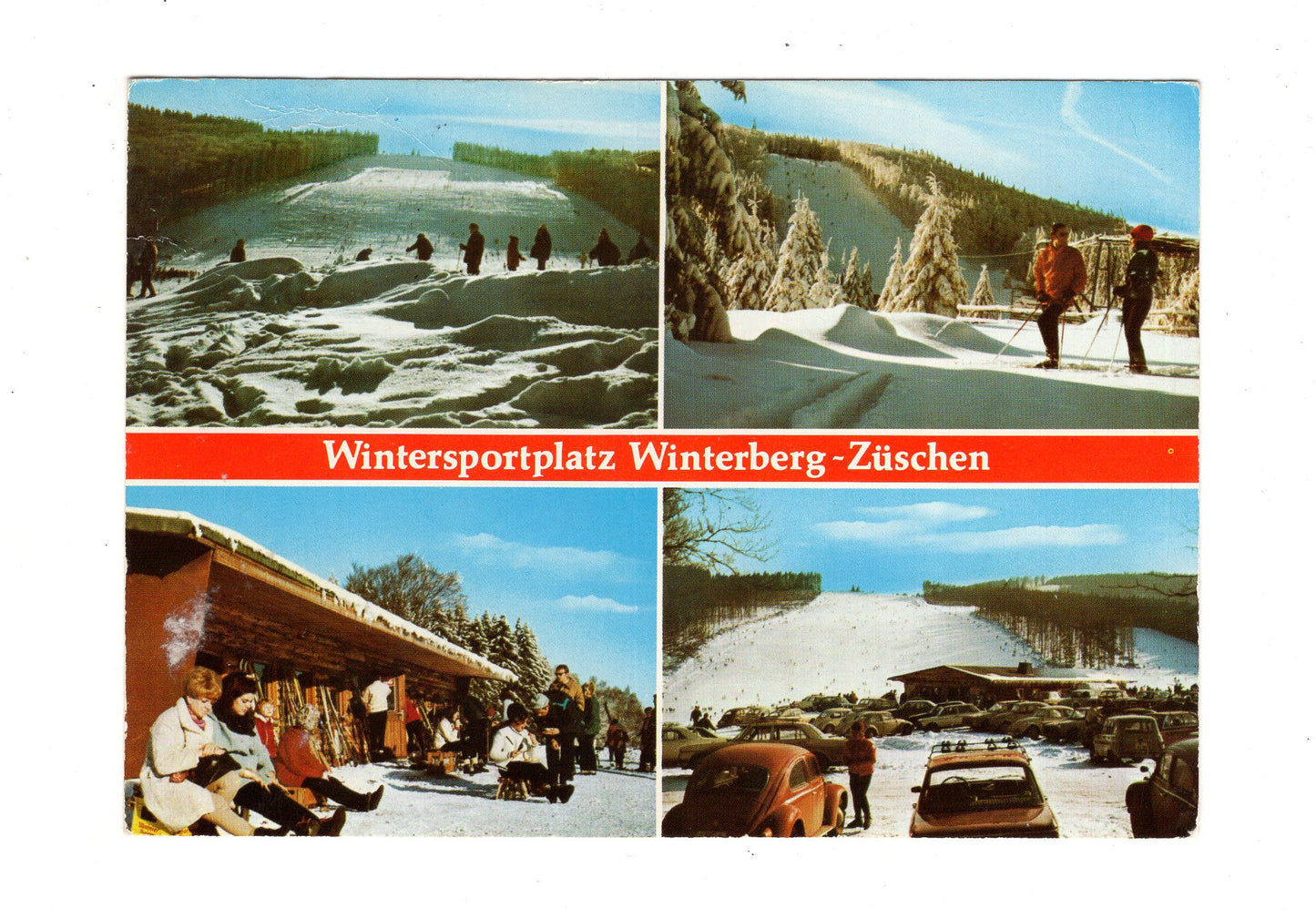 Ansichtskarte Wintersportplatz Winterberg-Züschen / Hochsauerland