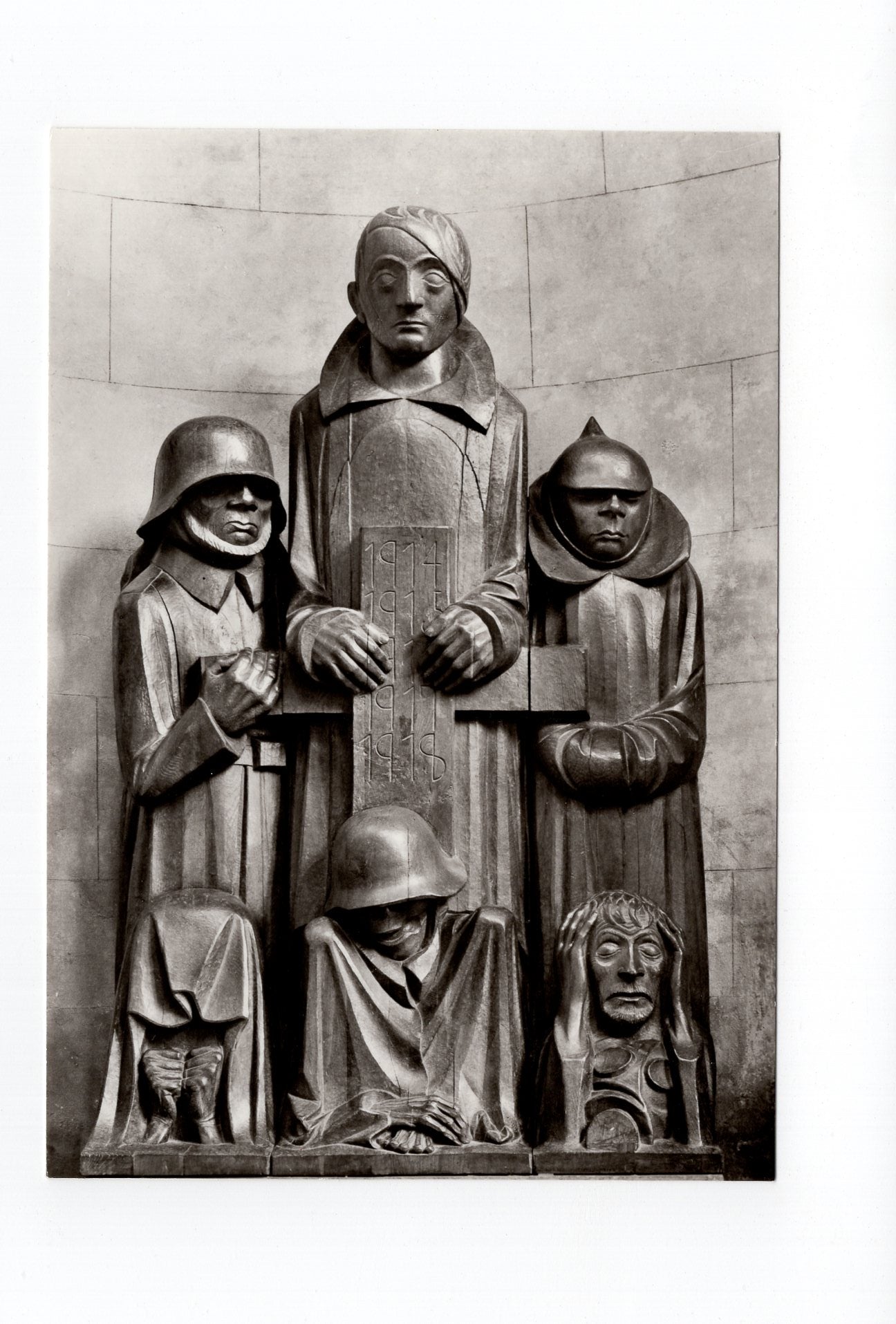 Ansichtskarte Magdeburg / Dom / Mahnmal von Ernst Barlach