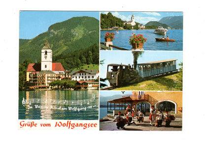 Ansichtskarte Grüße vom Wolfgangsee / Salzkammergut / Österreich