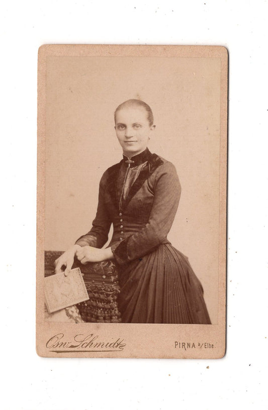 Fotografie Feine Dame - Pirna 1880er