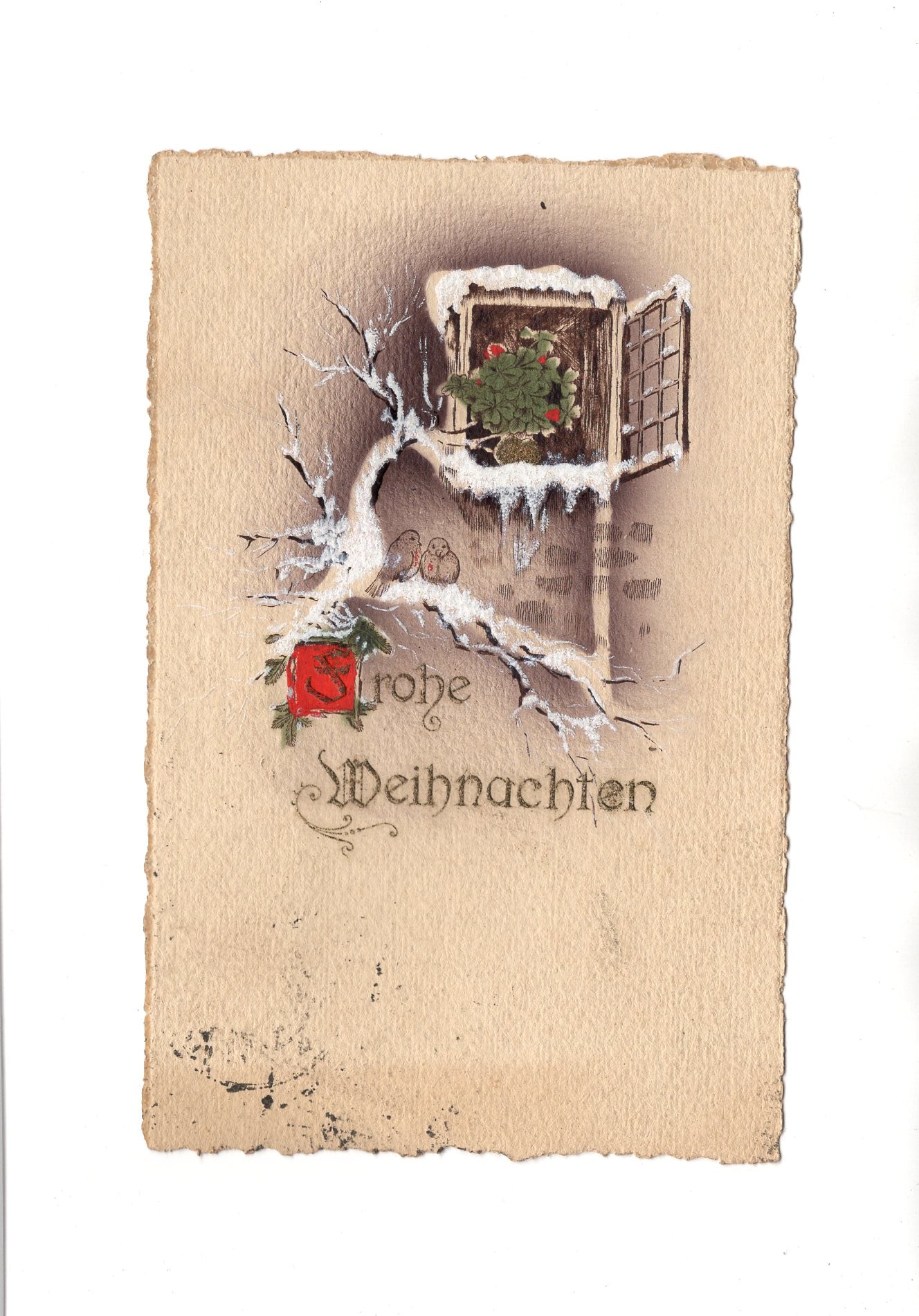 Ansichtskarte Feiertage / Frohe Weihnachten - 1920