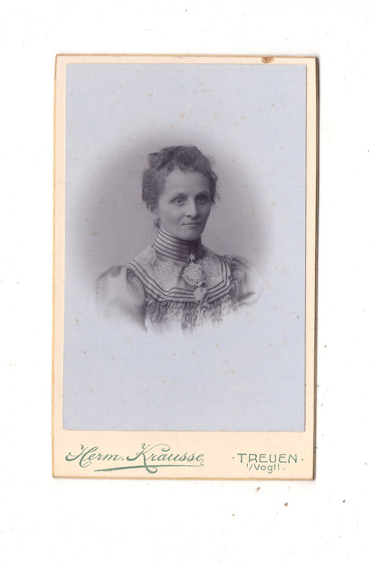 Fotografie Damenportrait - Treuen im Vogtland 1890er