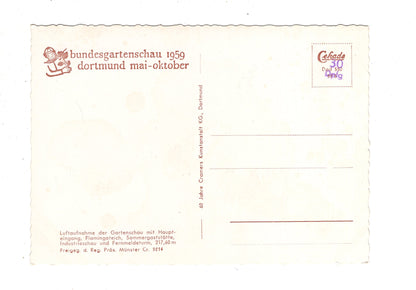 Ansichtskarte Bundesgartenschau Dortmund 1959 / J1-54