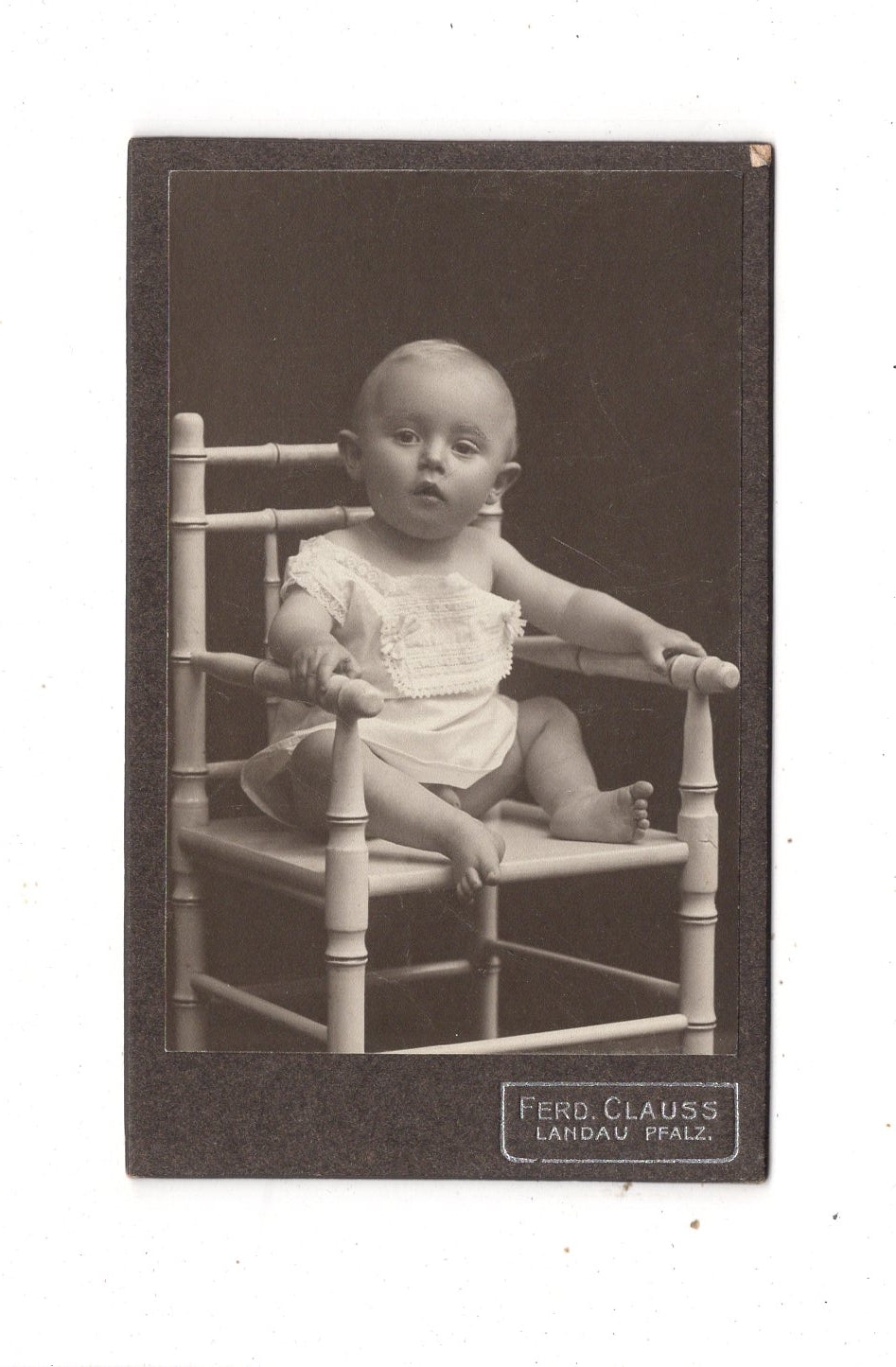Fotografie Niedliches kleines Kind - Landau / Pfalz um 1910