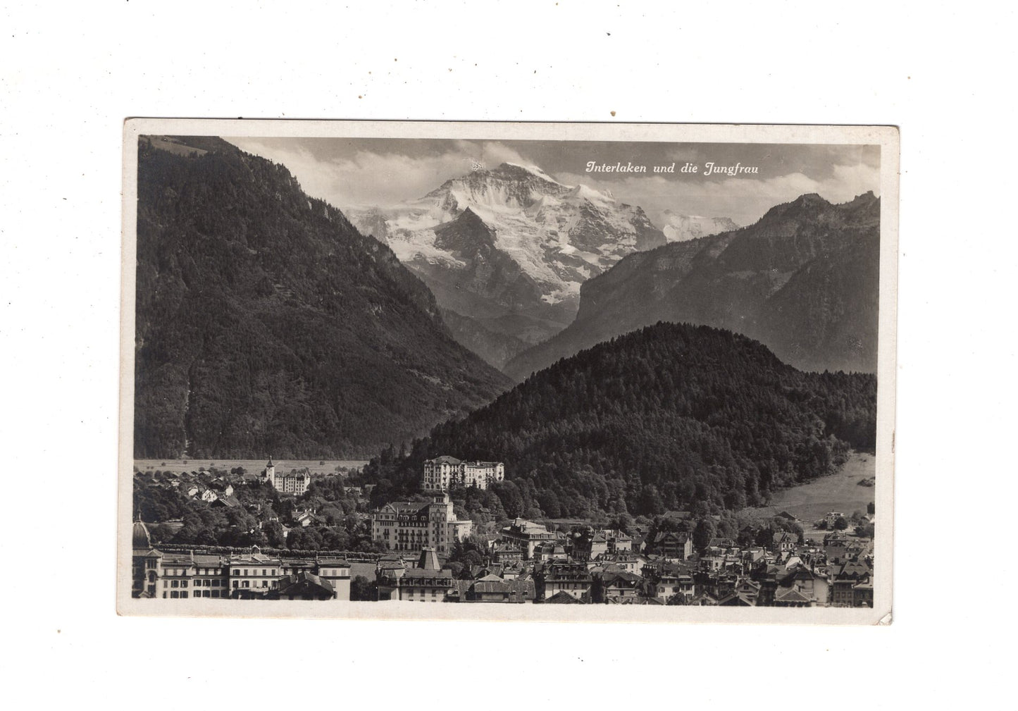 Ansichtskarte Interlaken und die Jungfrau / Schweiz