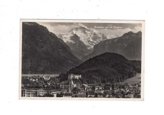 Ansichtskarte Interlaken und die Jungfrau / Schweiz