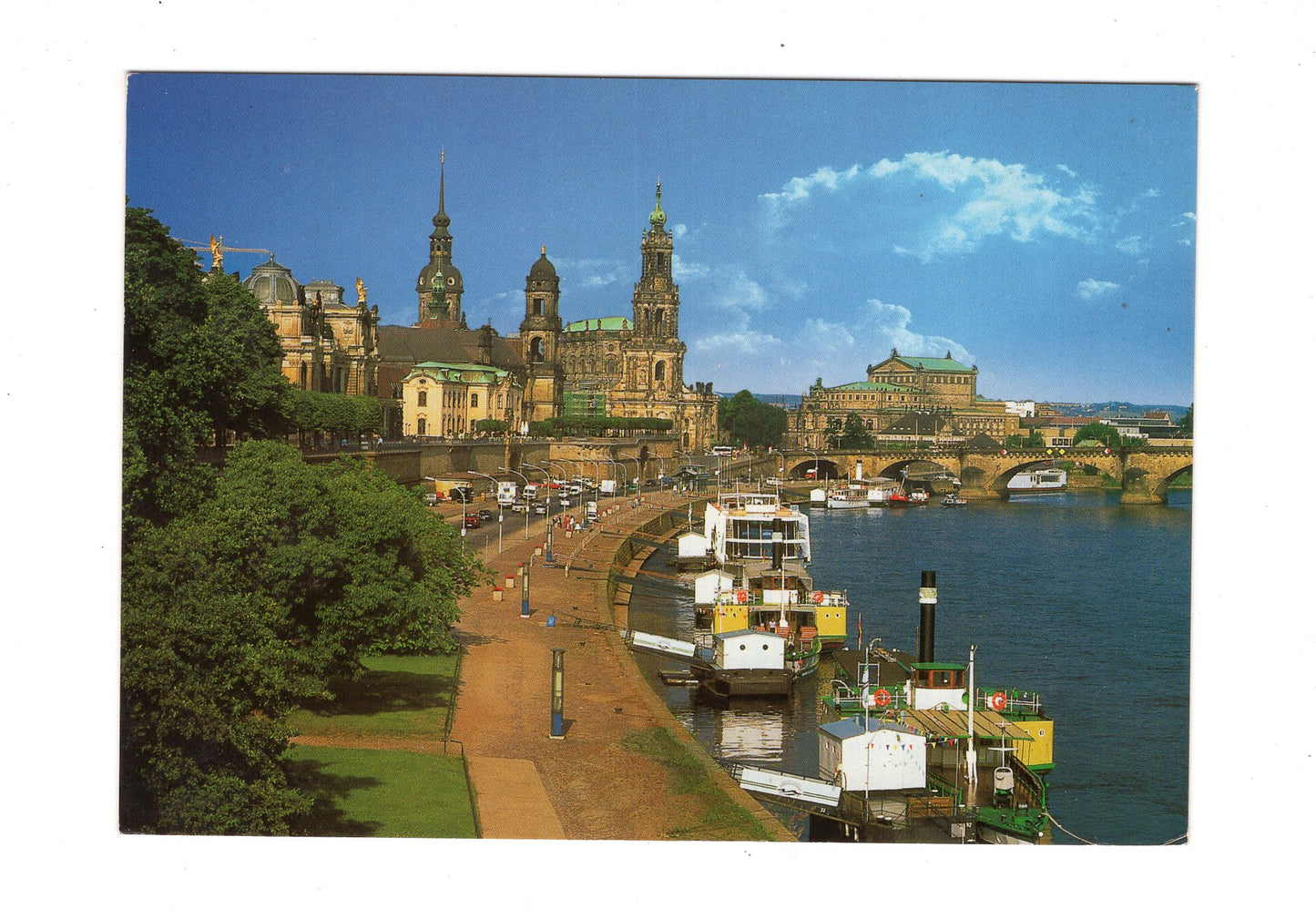 Ansichtskarte Dresden / Elbansicht