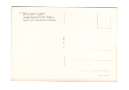 Ansichtskarte Gerona / Catedral / Spanien