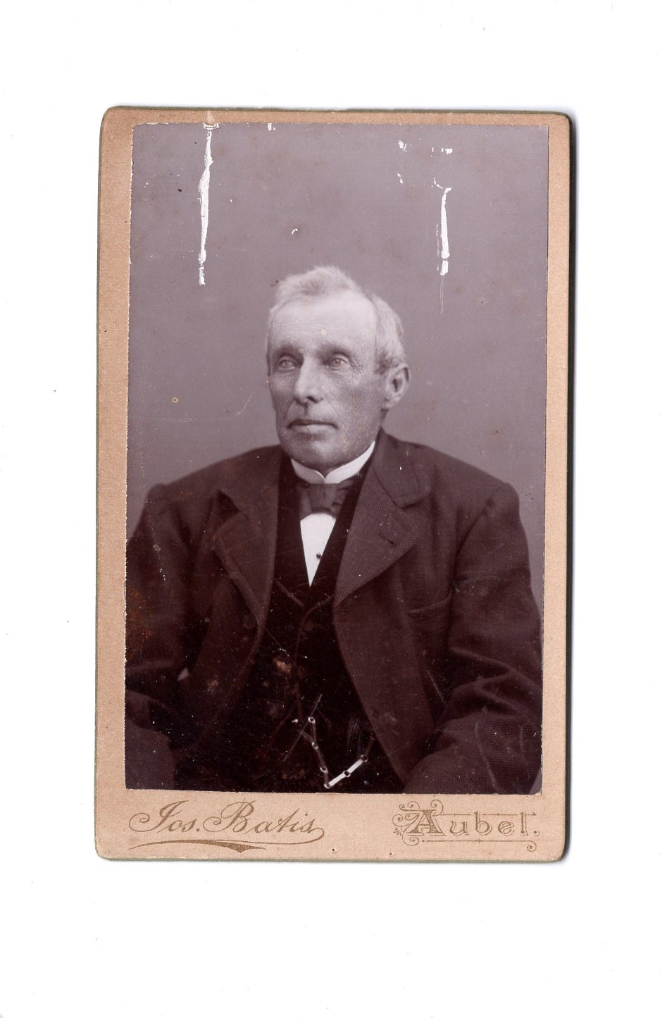 Fotografie Herrenportrait - Aubel 1890er
