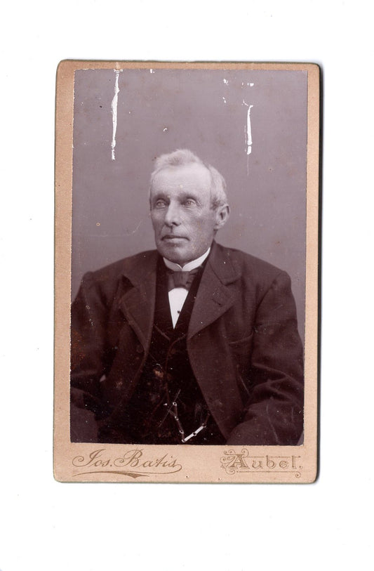 Fotografie Herrenportrait - Aubel 1890er