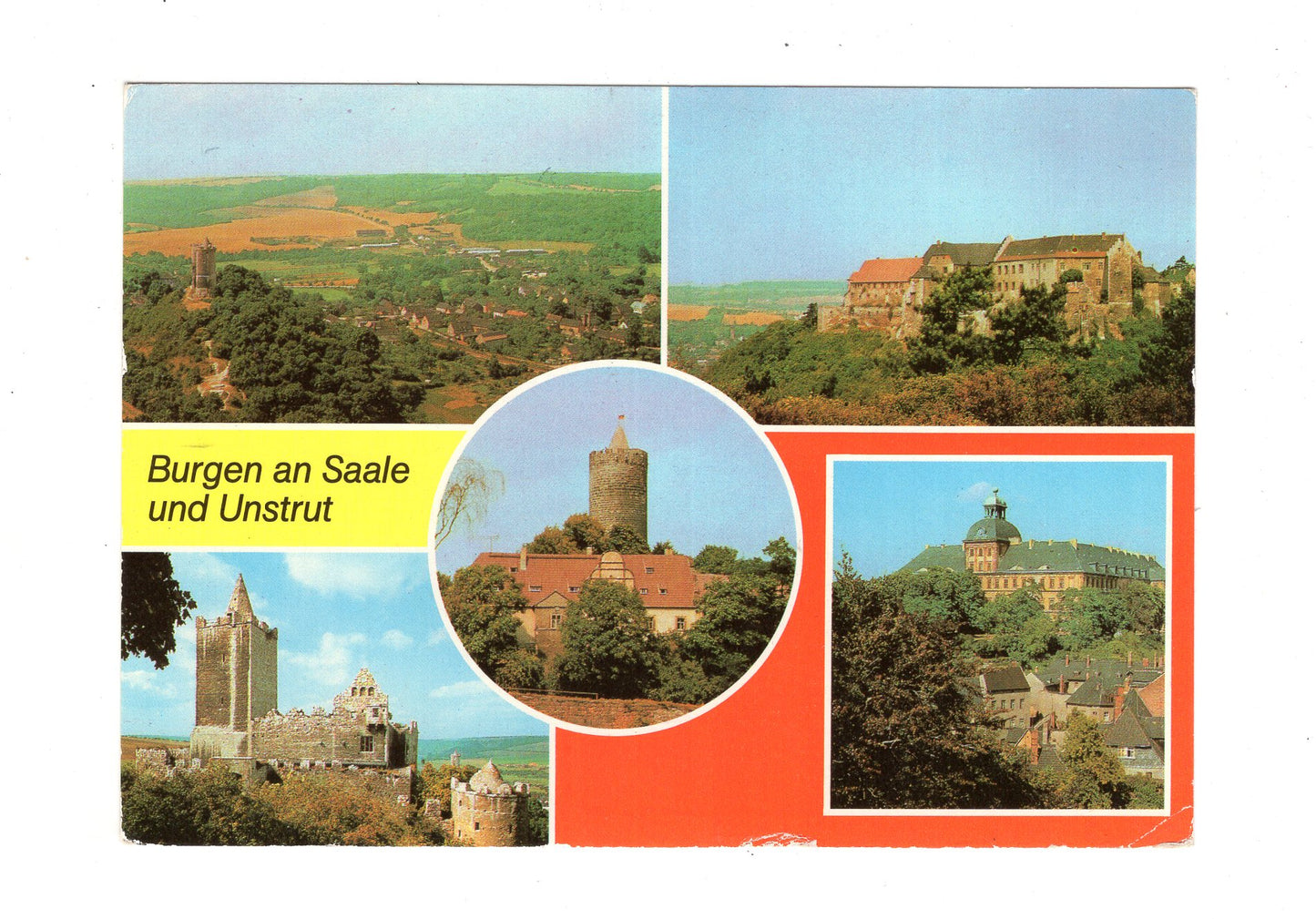 Ansichtskarte Burgen an Saale und Unstrut / Rudelsburg +++