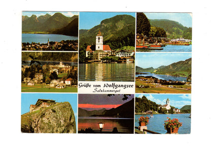 Ansichtskarte Grüße vom Wolfgangsee / Salzkammergut / Österreich