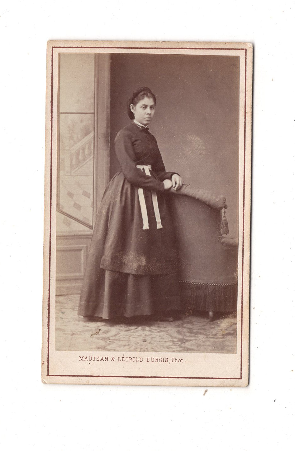 Fotografie Feine Dame - Paris 1860er / CDV L1-30