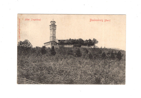 Ansichtskarte Blankenburg / Harz / Hotel Ziegenkopf