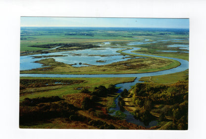 Ansichtskarte Naturprojekt Skjern Au / Dänemark
