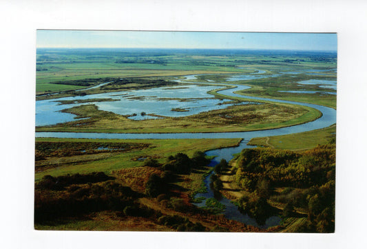 Ansichtskarte Naturprojekt Skjern Au / Dänemark