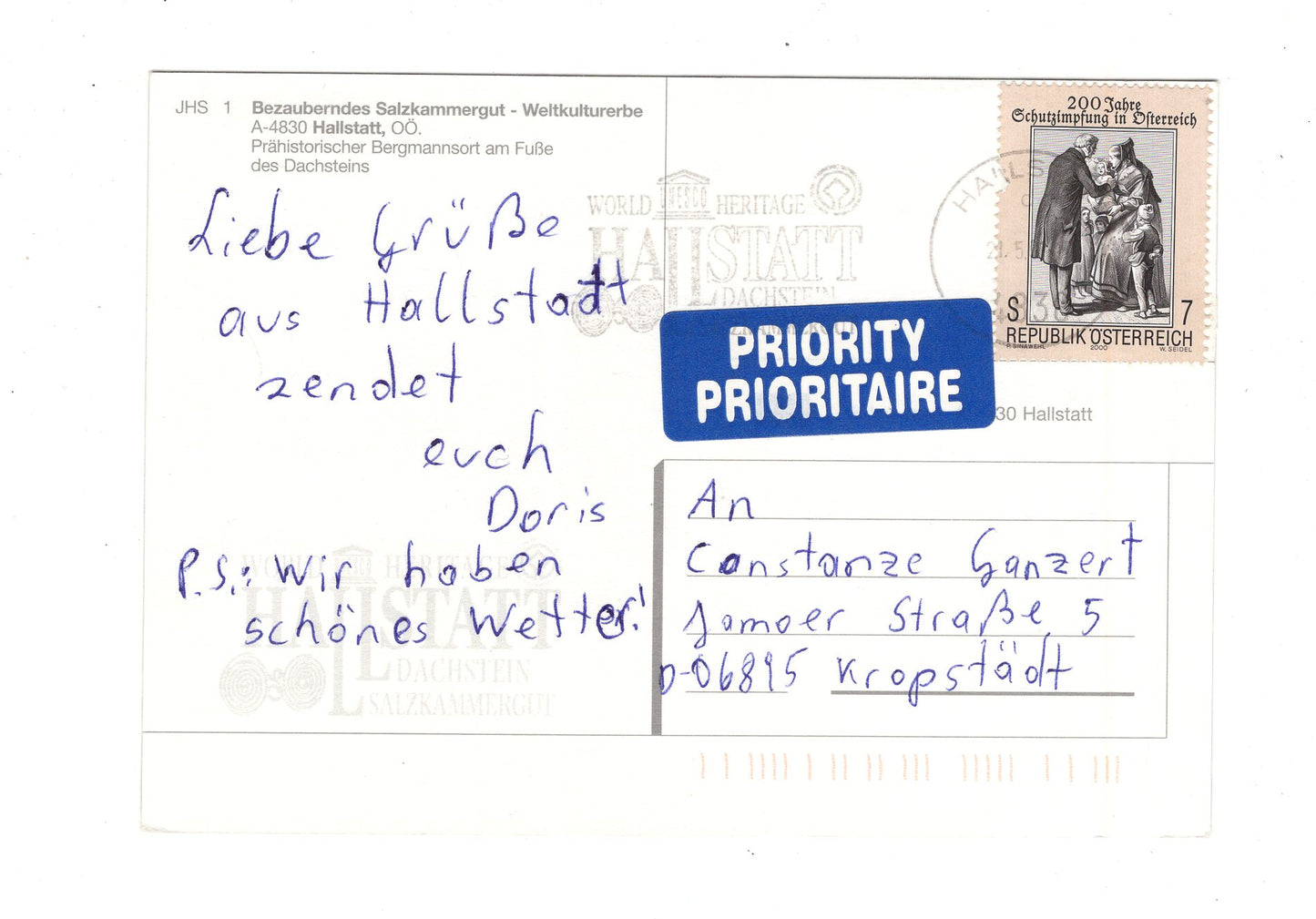 Ansichtskarte Hallstatt / Oberösterreich / Österreich