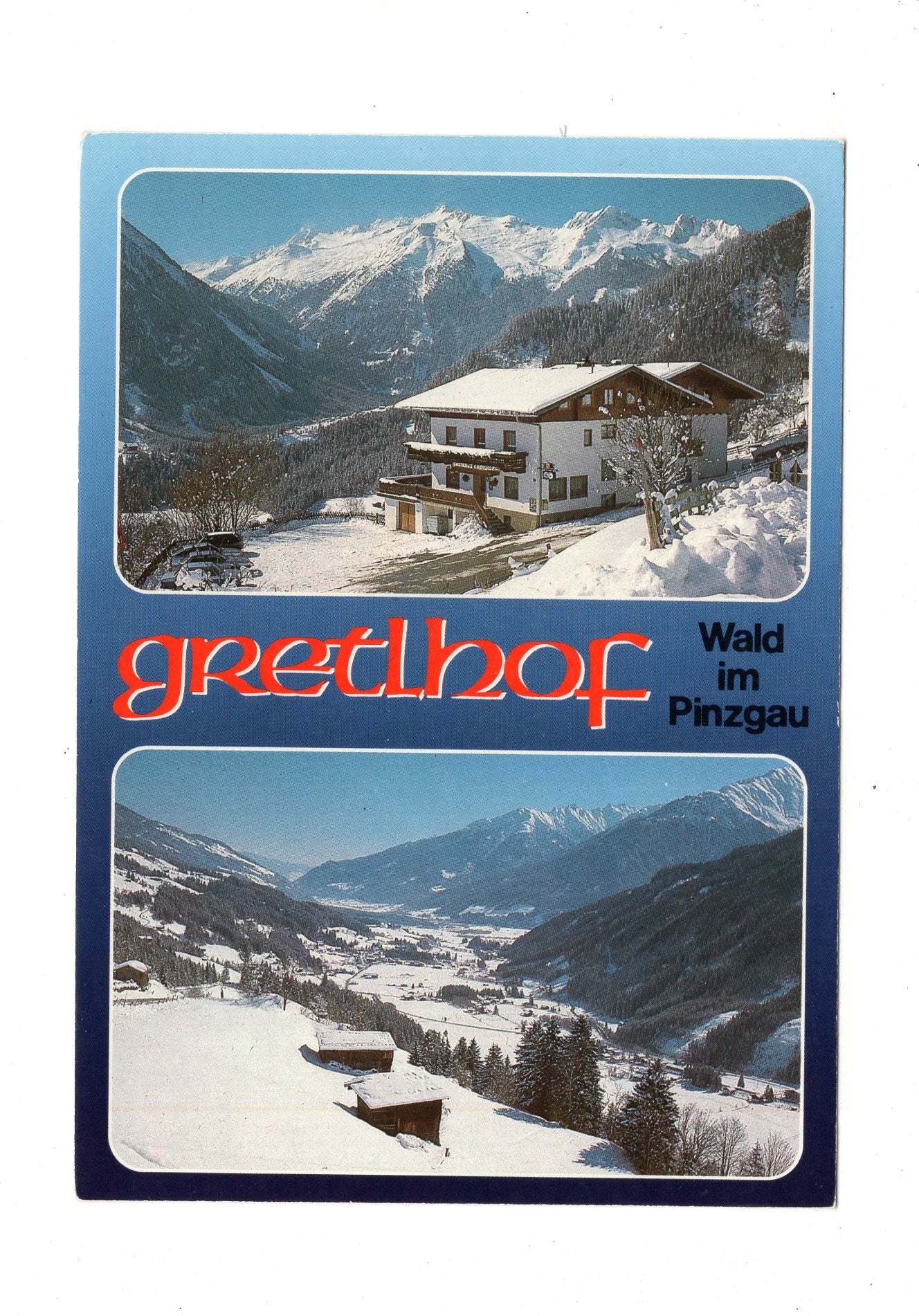 Ansichtskarte Gasthof-Pension Gretlhof / Wald im Pinzgau / Österreich