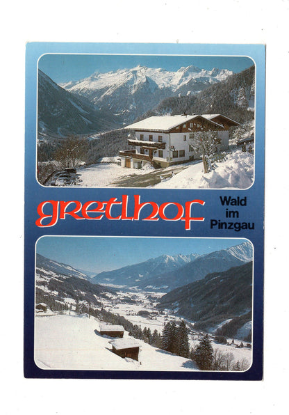 Ansichtskarte Gasthof-Pension Gretlhof / Wald im Pinzgau / Österreich