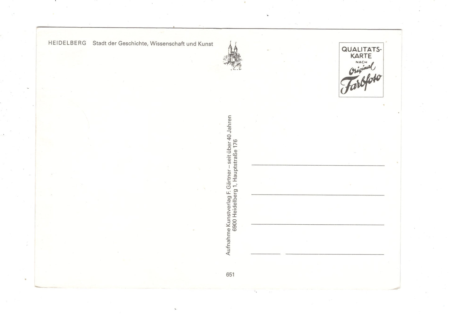 Ansichtskarte Heidelberg am Neckar / L1-70
