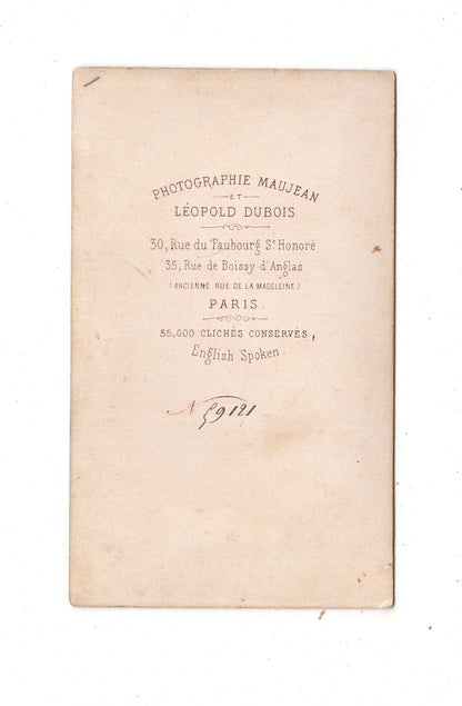 Fotografie Feine Dame - Paris 1860er / CDV L1-30