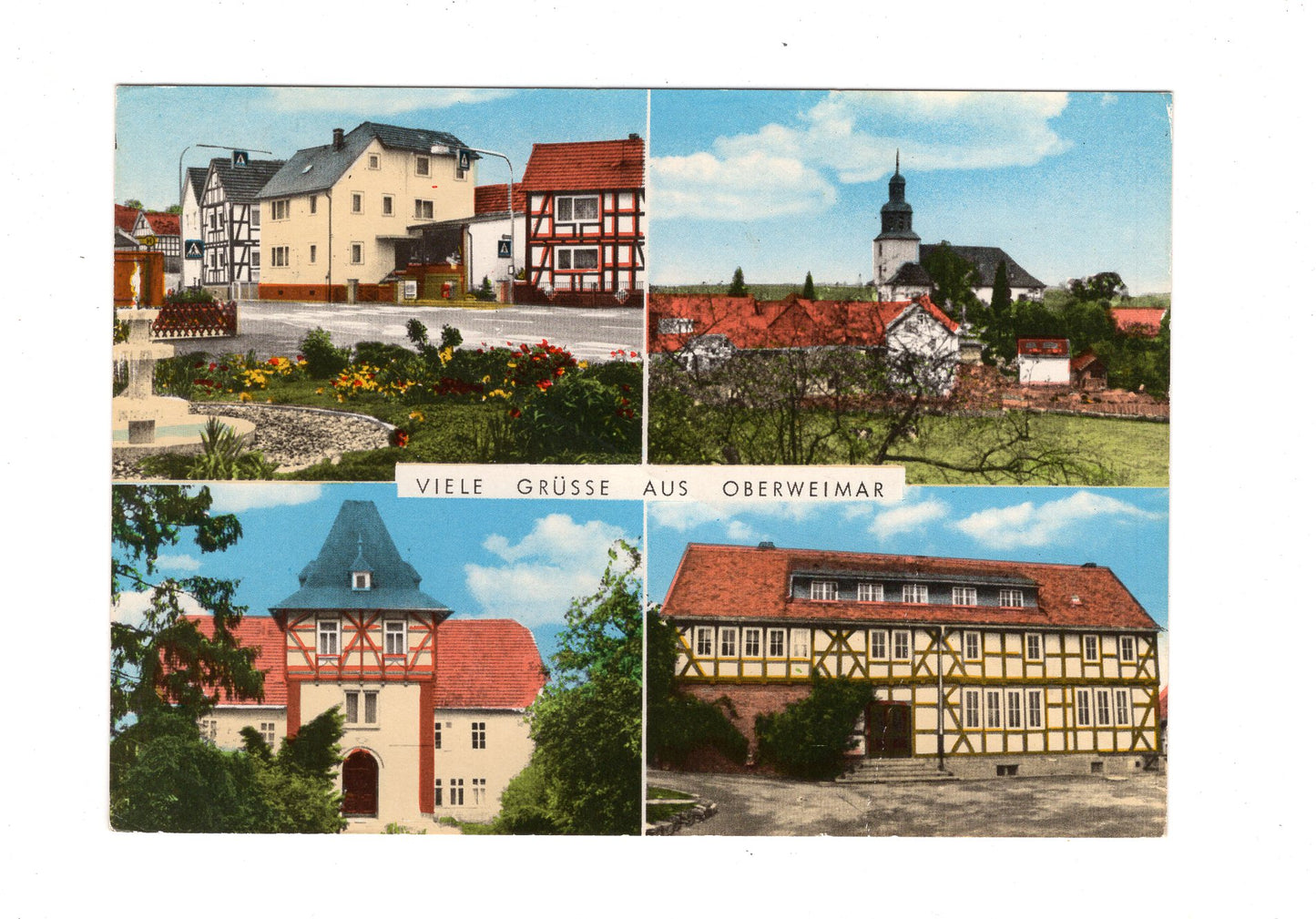 Ansichtskarte Viele Grüße aus Oberweimar / H1-59