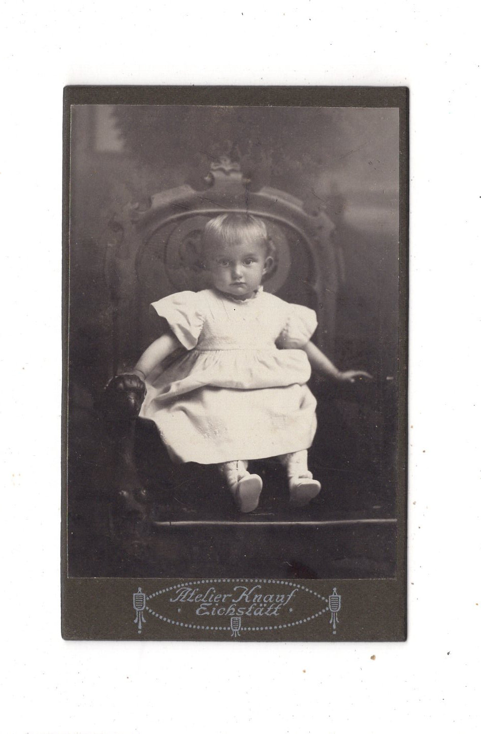 Fotografie Niedliches kleines Mädchen - Eichstätt um 1910