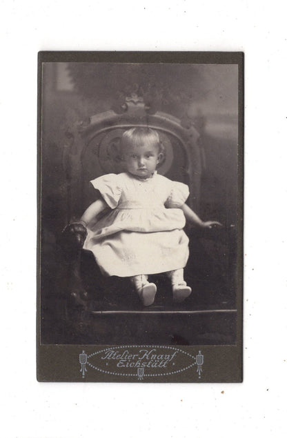 Fotografie Niedliches kleines Mädchen - Eichstätt um 1910