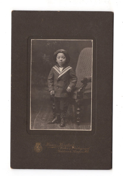 Fotografie Niedlicher kleiner Junge - Geldern & Kempen 1910er