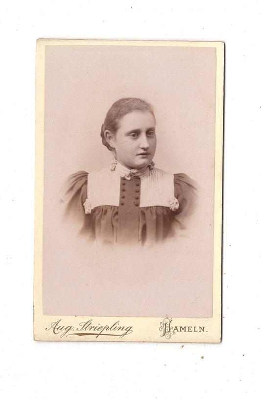 Fotografie Damenportrait - Hameln 1880er