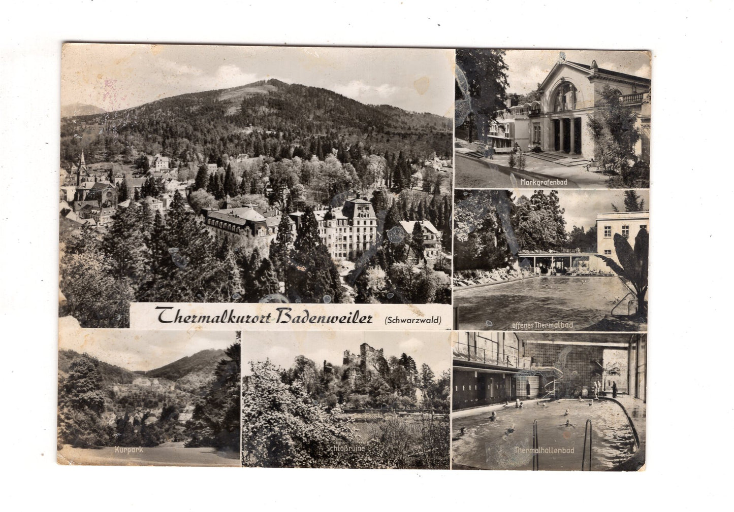 Ansichtskarte Badenweiler / Schwarzwald / Markgrafenbad +++ / J1-70