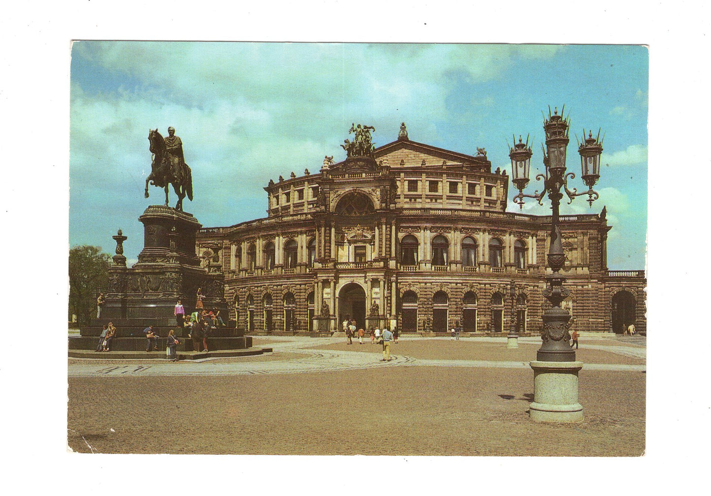 Ansichtskarte Dresden / Semperoper