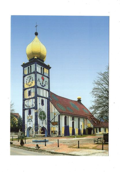 Ansichtskarte St. Barbara-Kirche / Bärnbach / Österreich