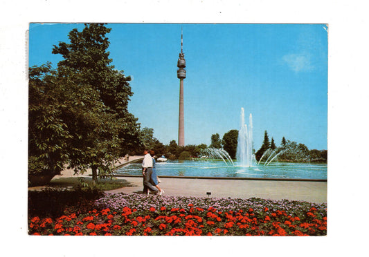 Ansichtskarte Dortmund / Park mit Florianturm / J1-54