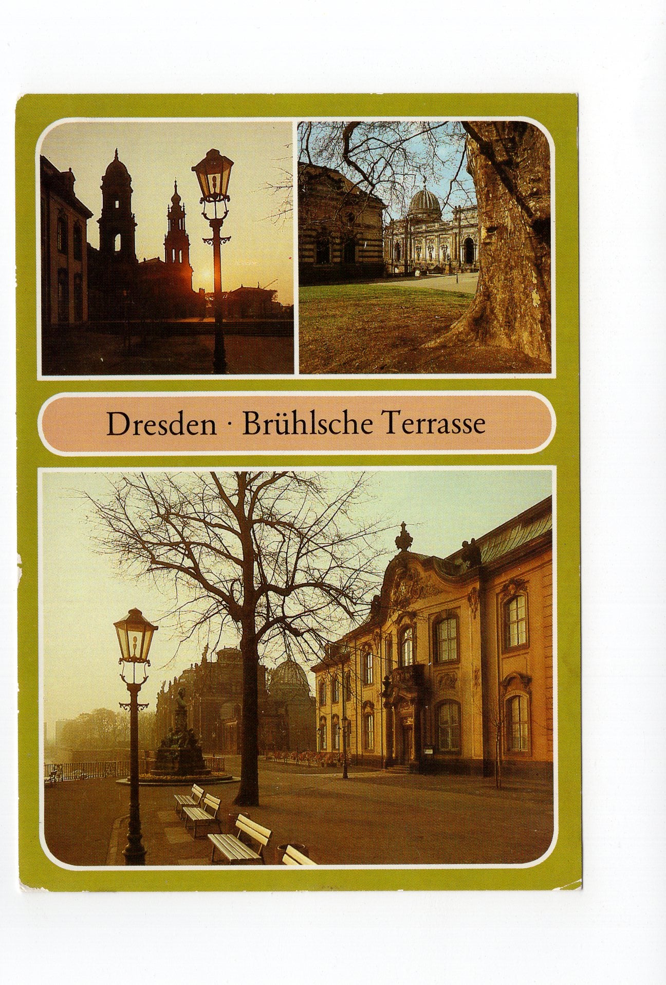 Ansichtskarte Dresden / Brühlsche Terrasse