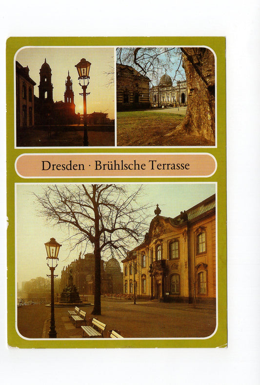 Ansichtskarte Dresden / Brühlsche Terrasse