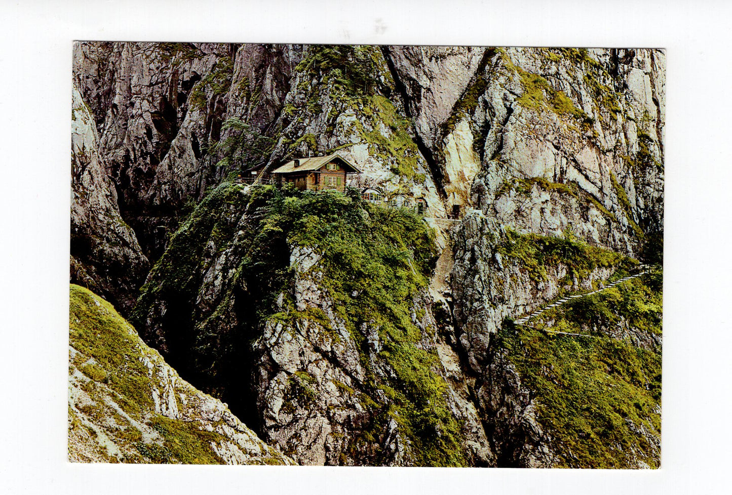 Ansichtskarte Höllentalklamm / Eingangshütte