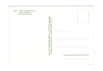 Ansichtskarte Tossa de Mar / Iglesia Parroquial / Spanien