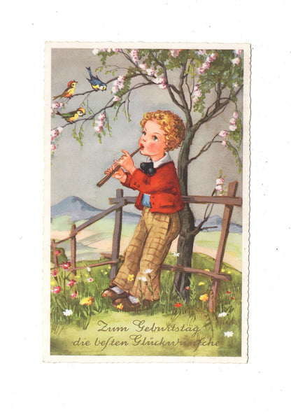 Ansichtskarte Glückwünsche / Glückwunsch zum Geburtstag / L1-61