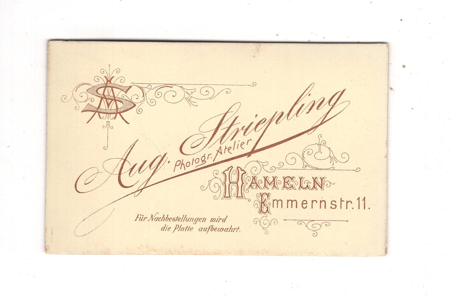 Fotografie Damenportrait - Hameln 1880er