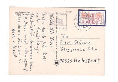 Ansichtskarte Dortmund / Park mit Florianturm / J1-54