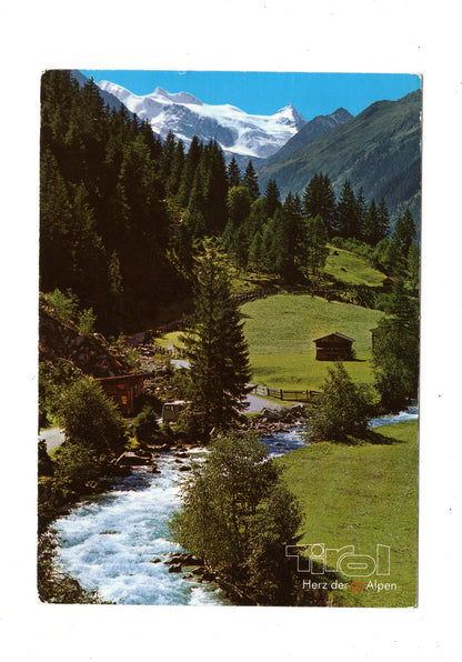 Ansichtskarte Gletscherbach / Tirol / Österreich
