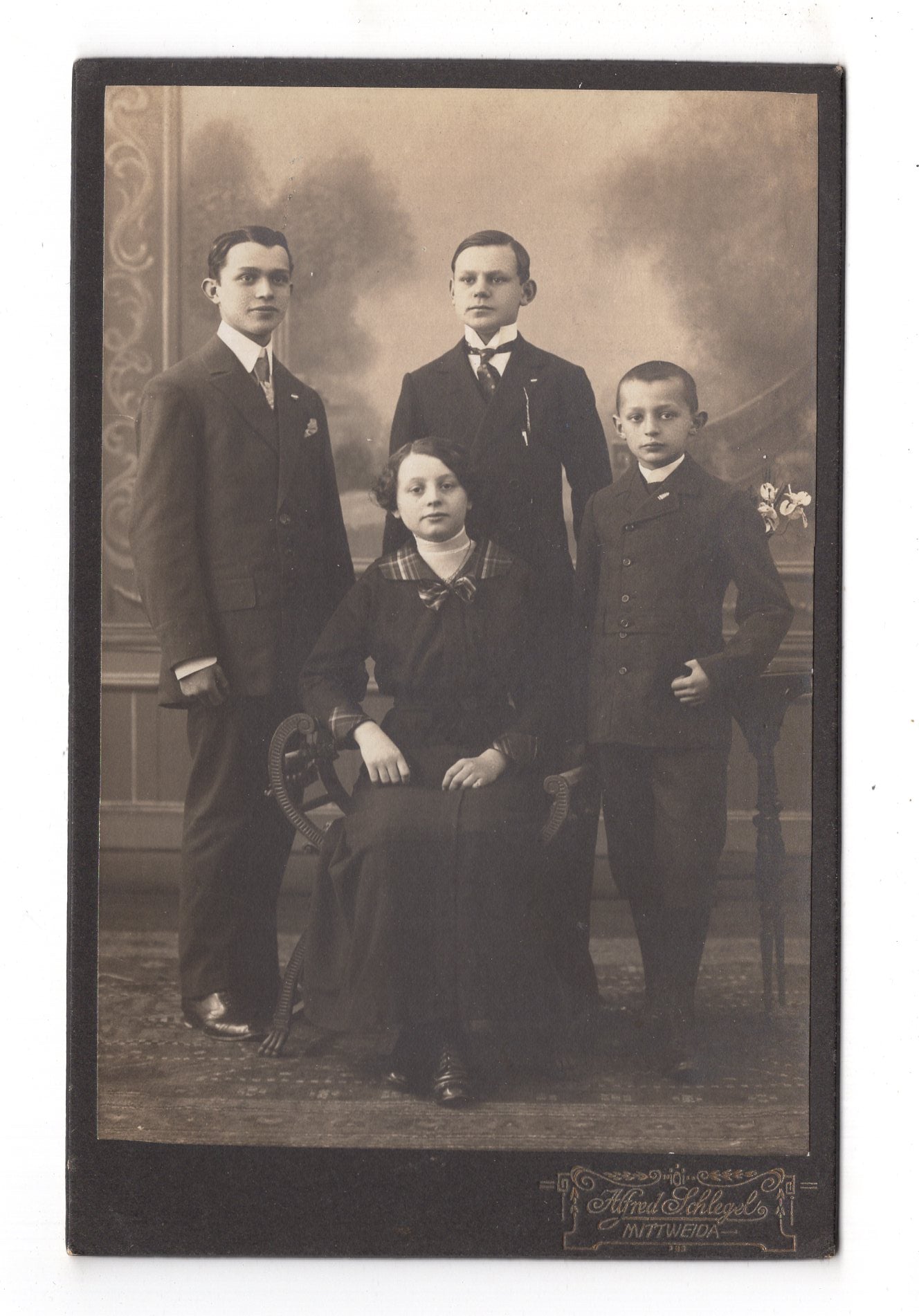 Fotografie Feine Kinder - Mittweida 1910er