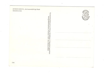 Ansichtskarte Dinkelsbühl / Löwenbrunnen